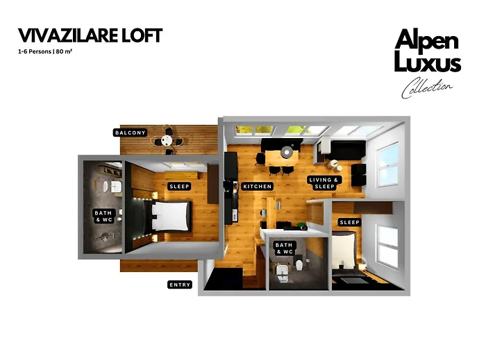 Vivazilare Loft - By Alpenluxus Collection * Fügen